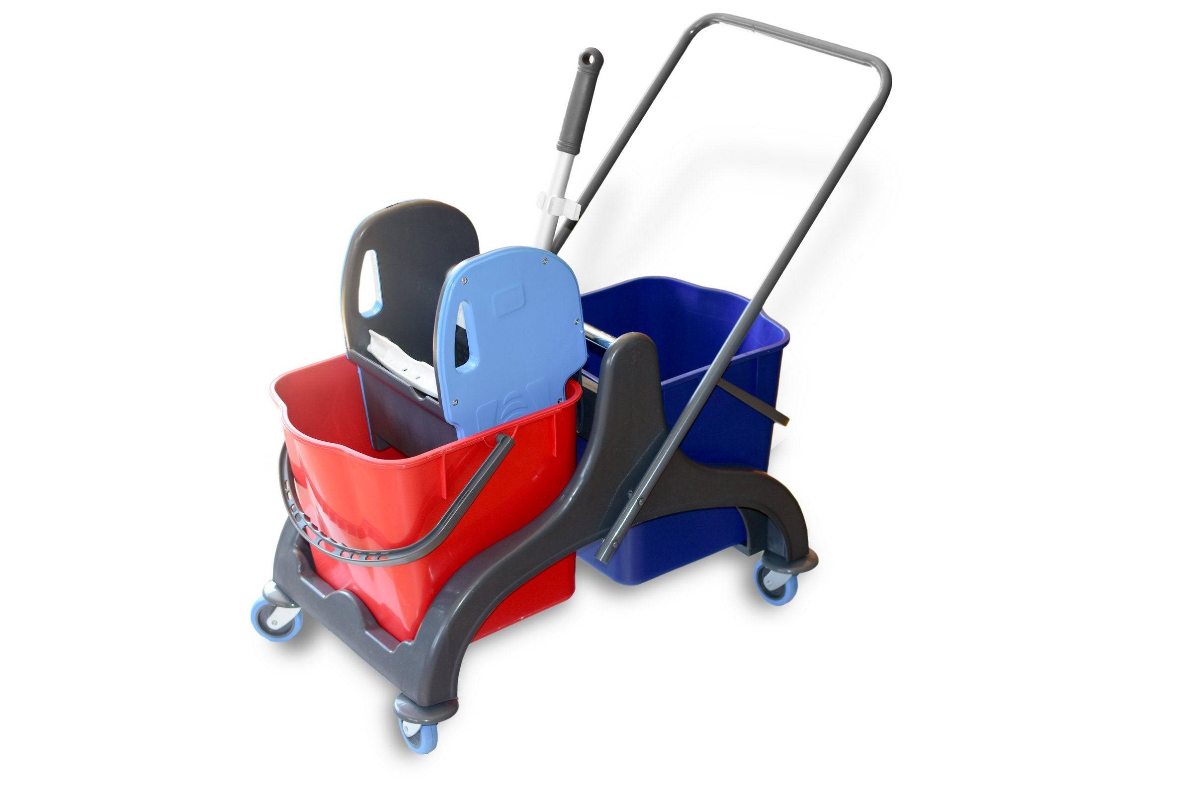 Doppelfahrwagen 2 x 25l Eimer PREMIUM - Weigola Hygienevertrieb - - Weigola Hygienevertrieb