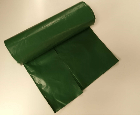 Müllbeutel 70 Liter LDPE grün stark 575x1000mm 55µ - Weigola Hygienevertrieb - - Weigola Hygienevertrieb