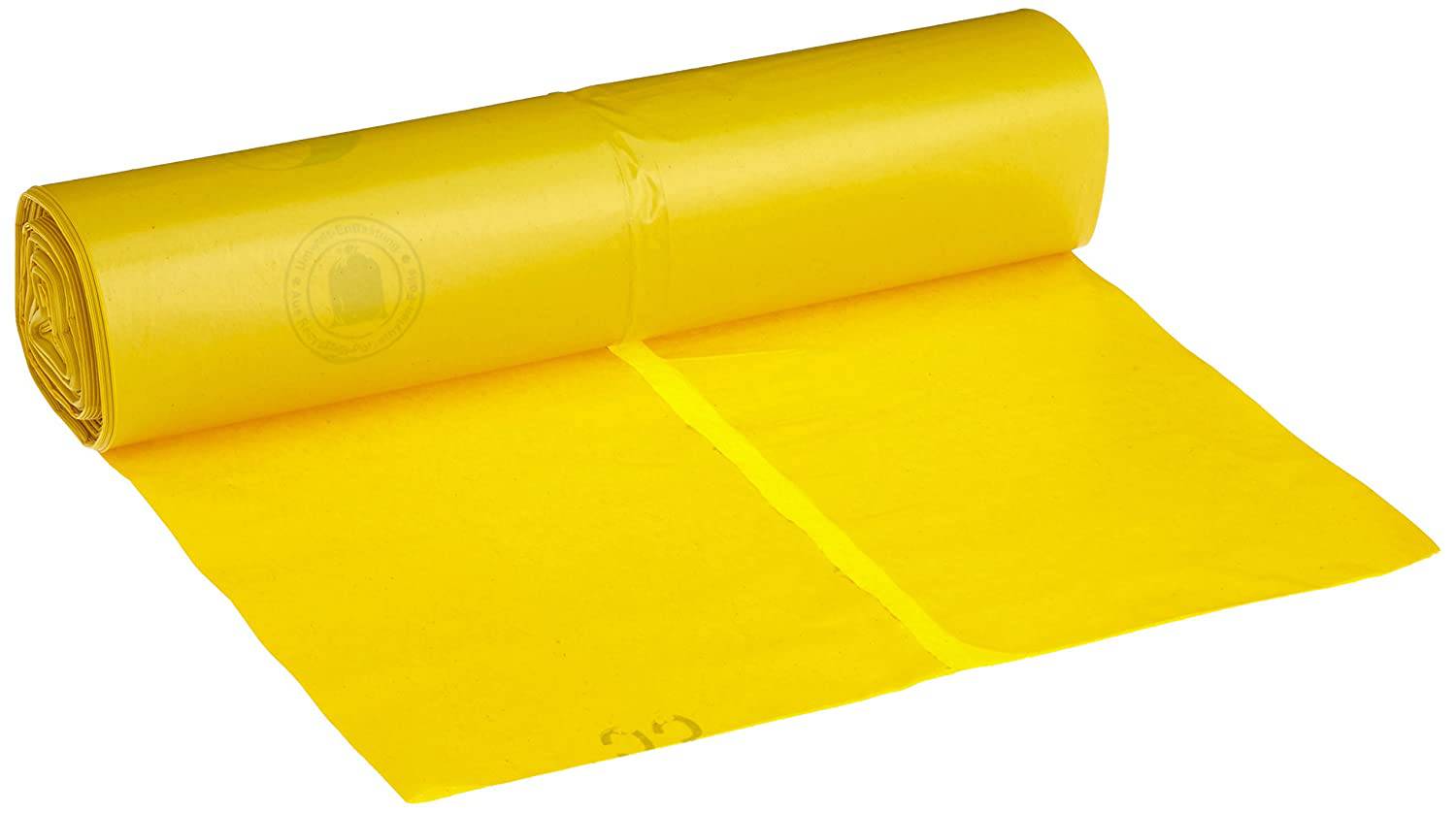 Müllbeutel 70 Liter LDPE gelb dünn 575x1000mm 34µ - Weigola Hygienevertrieb - - Weigola Hygienevertrieb