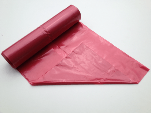 Müllbeutel 120 Liter LDPE rot mittel 700x1100mm 37µ - Weigola Hygienevertrieb - - Weigola Hygienevertrieb