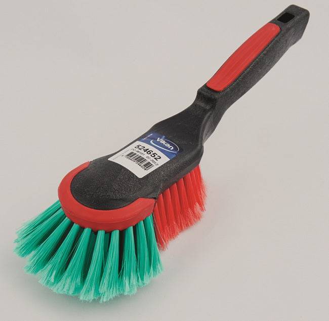 Vikan Lack-Hand-Bürste mit Gummikante 130x340mm - Weigola Hygienevertrieb - - Weigola Hygienevertrieb