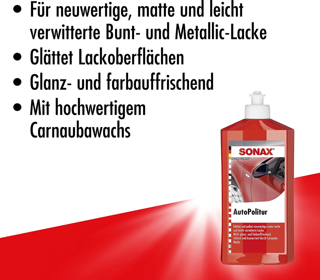 SONAX AutoPolitur - Weigola Hygienevertrieb - - Weigola Hygienevertrieb