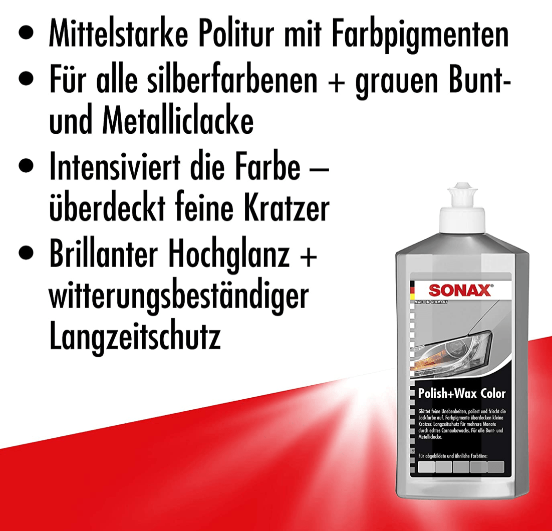 SONAX Polish+Wax Color - Weigola Hygienevertrieb - - Weigola Hygienevertrieb