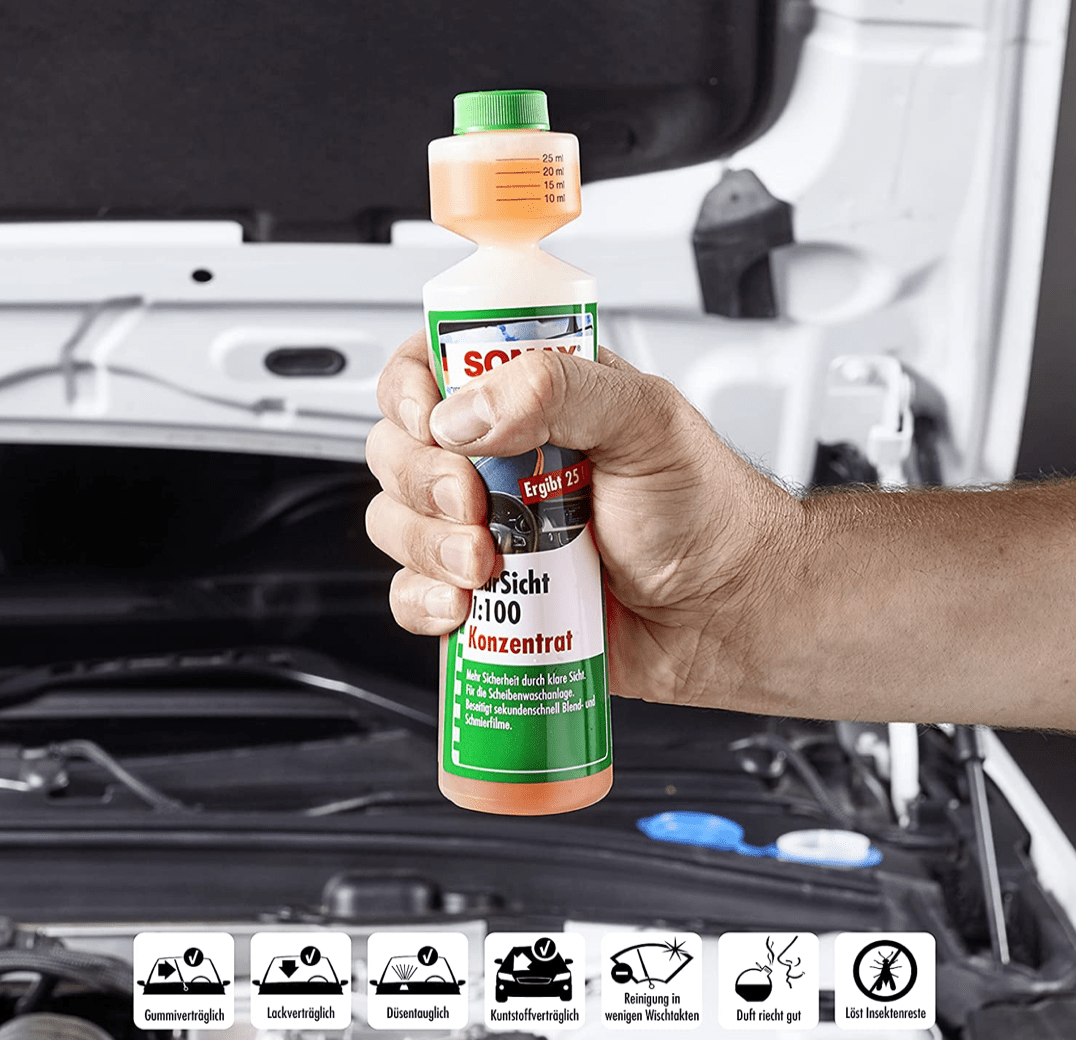 SONAX KlarSicht 1:100 Konzentrat - Weigola Hygienevertrieb - - Weigola Hygienevertrieb