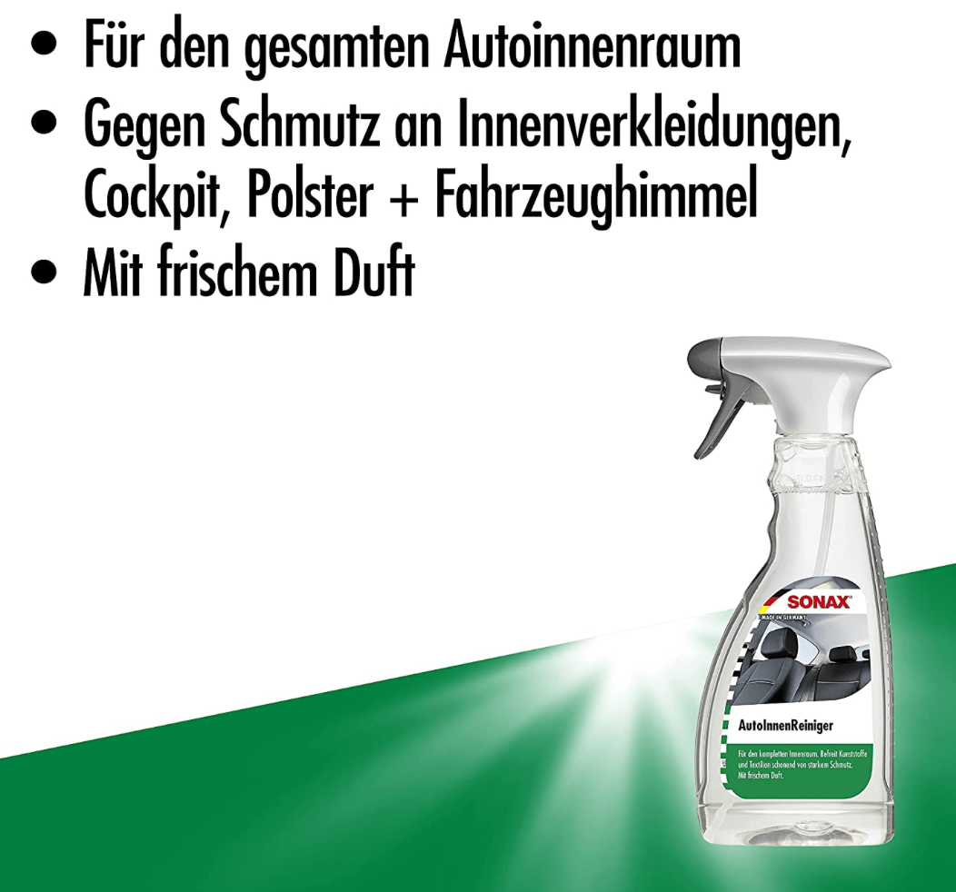 SONAX AutoInnenReiniger - Weigola Hygienevertrieb - - Weigola Hygienevertrieb