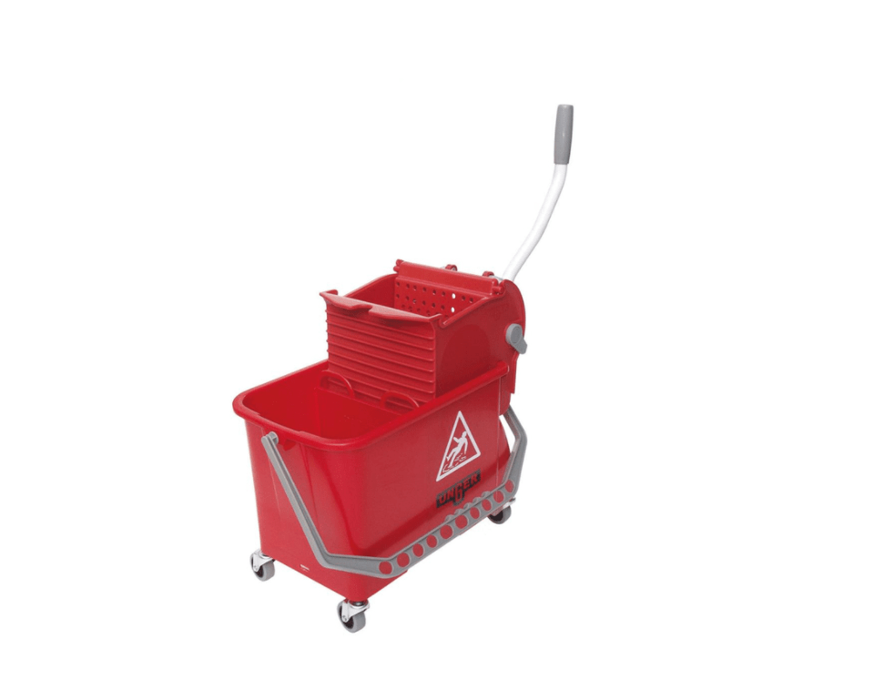 Unger SmartColor Combo Doppelfahreimer mit Presse 15 L rot - Weigola Hygienevertrieb - - Weigola Hygienevertrieb