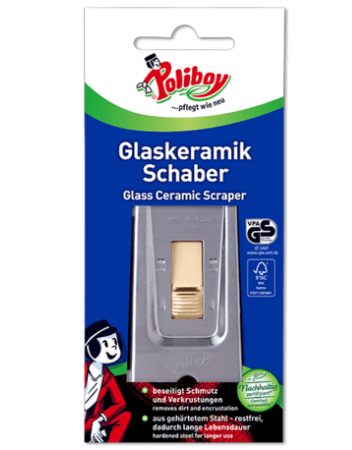 POLIBOY Glaskeramik Schaber, 1 Schaber - Weigola Hygienevertrieb - - Weigola Hygienevertrieb
