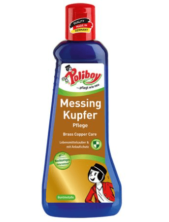 POLIBOY Messing Kupfer Pflege, 200ml - Weigola Hygienevertrieb - - Weigola Hygienevertrieb