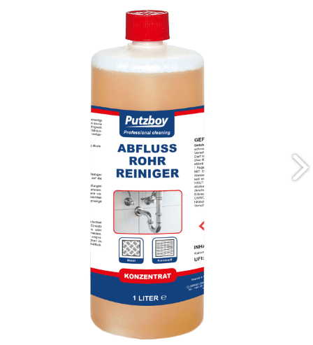 Putzboy Abfluss Rohr Reiniger 1L - Weigola Hygienevertrieb - - Weigola Hygienevertrieb