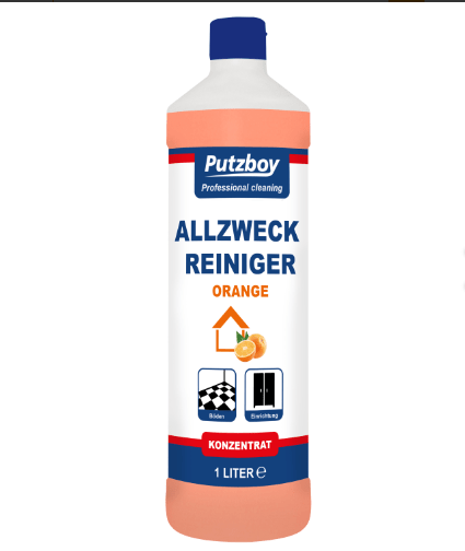 Putzboy Allzweck Reiniger Orange 1L - Weigola Hygienevertrieb - - Weigola Hygienevertrieb