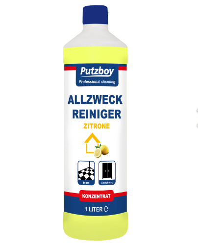 Putzboy Allzweck Reiniger Zitrone 1L - Weigola Hygienevertrieb - - Weigola Hygienevertrieb