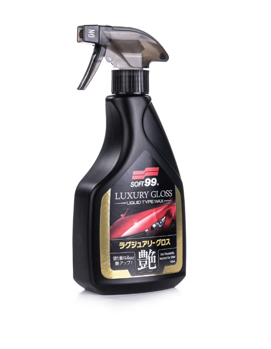 Soft99 Luxury Gloss Glanzverstärker Lackreiniger mit Wachszusatz, Sprühwachs, lackschonend, 500 ml - Weigola Hygienevertrieb - - Weigola Hygienevertrieb
