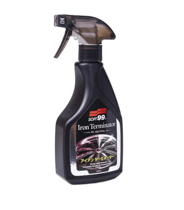 Soft99 Iron Terminator Felgenreiniger mit Wirkindikator, pH-neutral, 500 ml - Weigola Hygienevertrieb - - Weigola Hygienevertrieb
