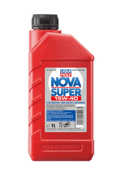 LIQUI MOLY Nova Super 15W-40 1 Liter Kanister - Weigola Hygienevertrieb - - Weigola Hygienevertrieb