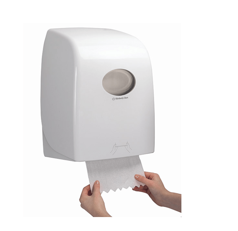 AQUARIUS Rollenhandtuchspender halbautomatischer Spender aus Kunststoff - Weigola Hygienevertrieb - - Weigola Hygienevertrieb