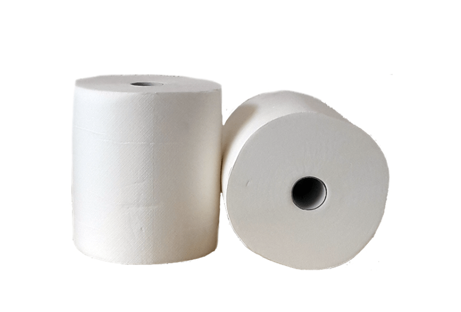 Rollenhandtücher weiß (für Tork Spender 130 m, 2-lagig, 6 Rollen/Pack - Weigola Hygienevertrieb - - Weigola Hygienevertrieb
