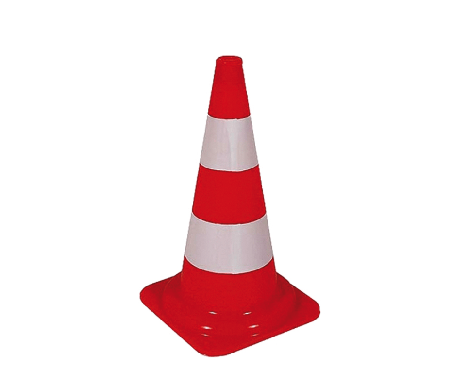 Verkehrsleitkegel 500 mm hoch - Weigola Hygienevertrieb - - Weigola Hygienevertrieb