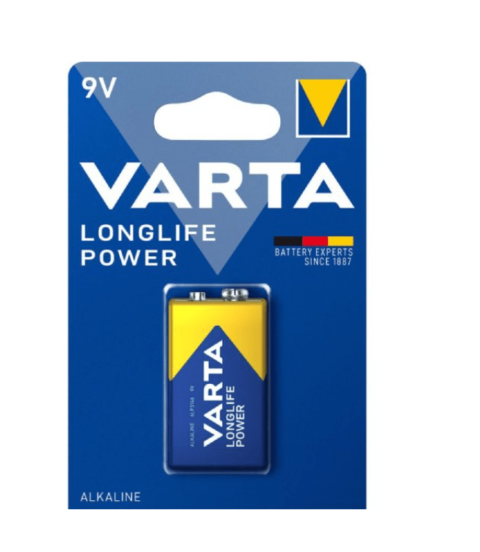 VARTA Longlife Power 9V (E-Block) Blister á 1 Stück - Weigola Hygienevertrieb - - Weigola Hygienevertrieb