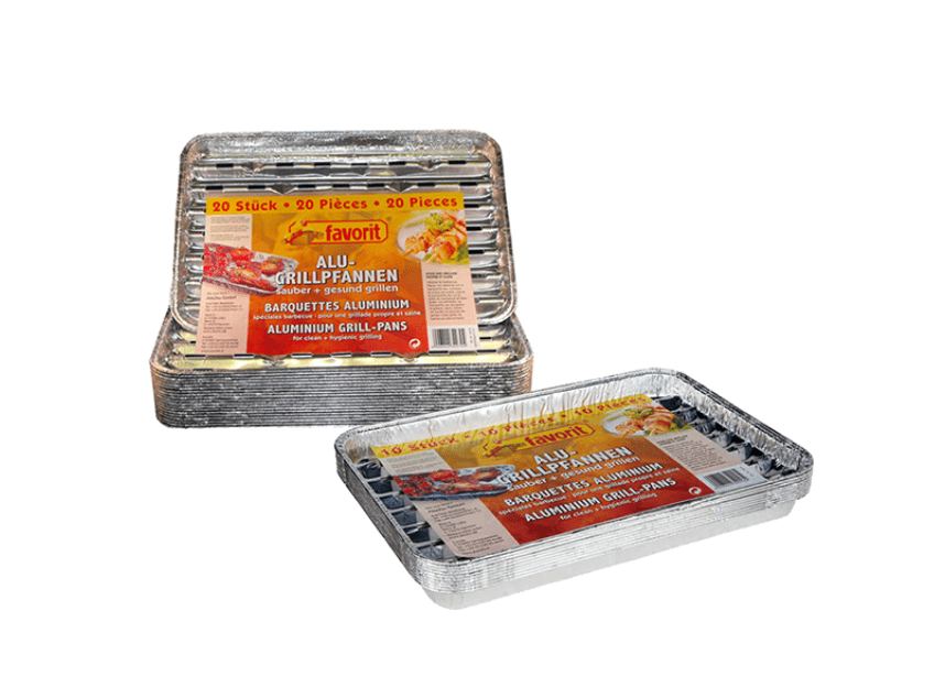 Favorit Alu-Grillpfannen 20 Stück - Weigola Hygienevertrieb - - Weigola Hygienevertrieb
