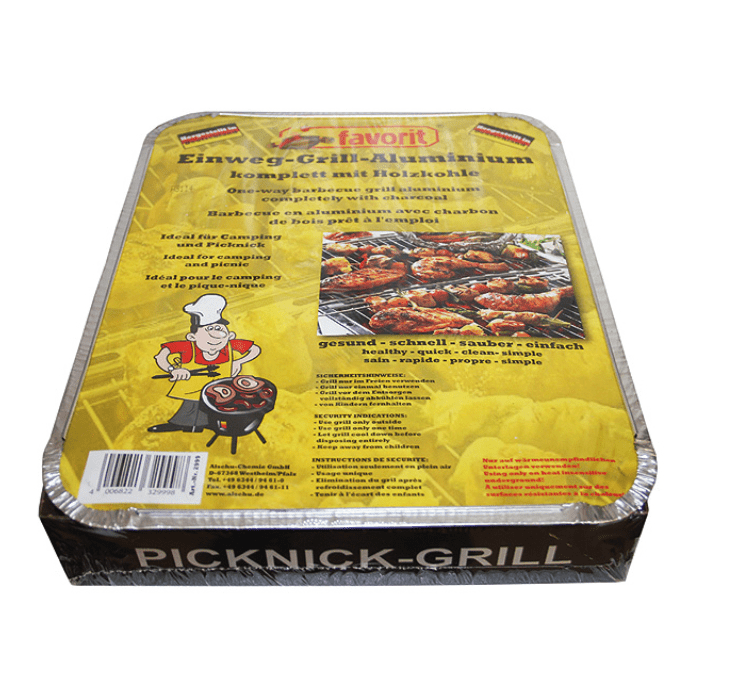 Favorit Einweg- und Picknick Grill 20 Stück im Karton