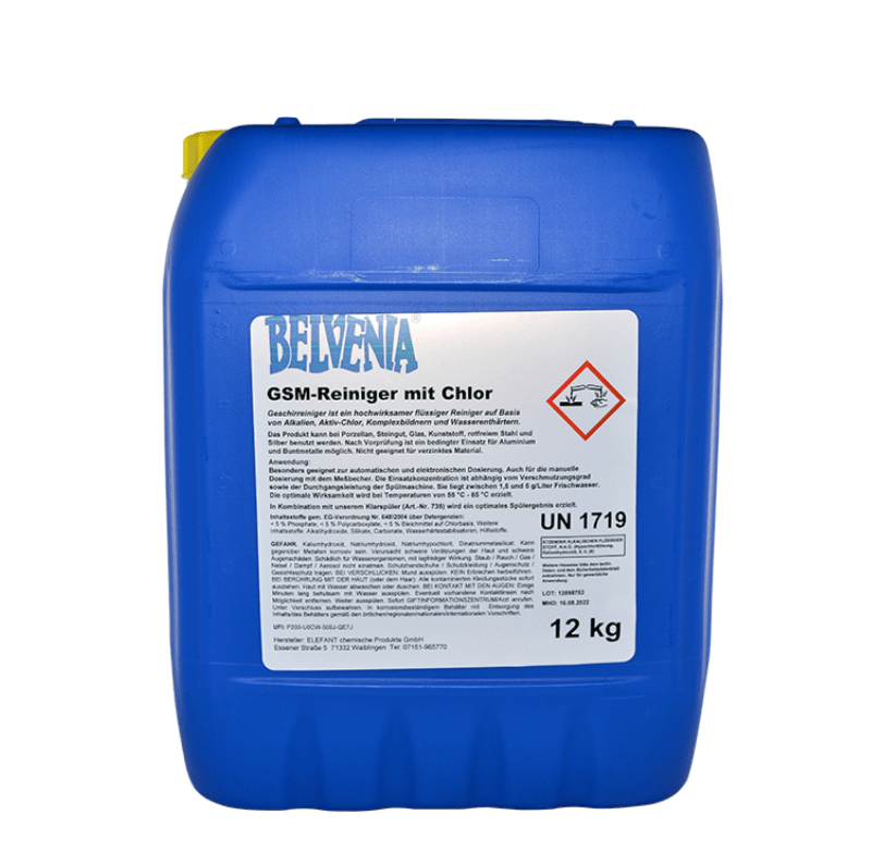 BELVENIA Geschirrspülmittel mit Chlor - Weigola Hygienevertrieb - - Weigola Hygienevertrieb