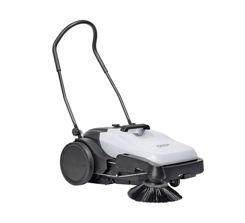 Nilfisk Kehrmaschine SW 200 mit 1 Hauptkehrwalze und 1 Seitenbesen - Weigola Hygienevertrieb - - Weigola Hygienevertrieb