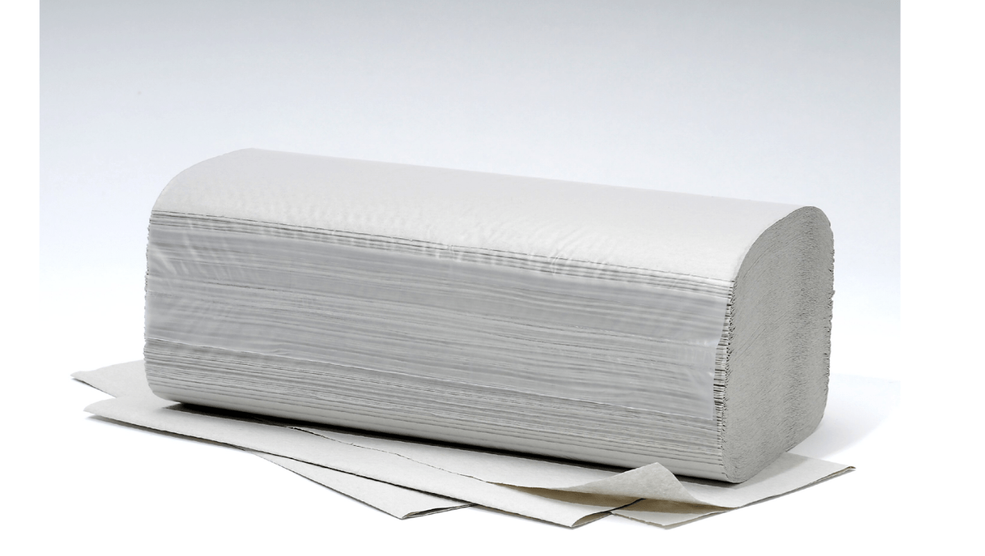Fripa Papierhandtücher Plus 1-lagig grau V-Falz, 25 x 23 cm, Recyclingqualität, 5 - Weigola Hygienevertrieb - - Weigola Hygienevertrieb