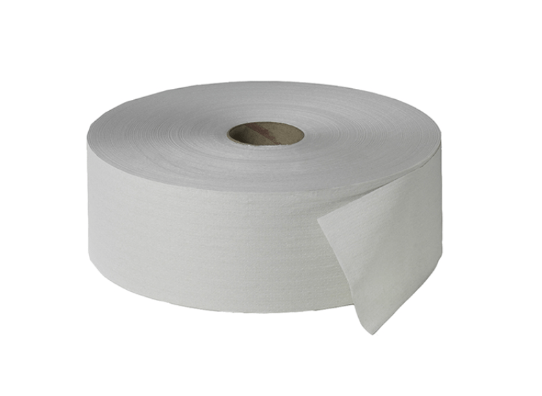 Fripa Toilettenpapier Großrolle 1-lagig 525 m, Recyclingqualität, 6 Rollen/Pack - Weigola Hygienevertrieb - - Weigola Hygienevertrieb