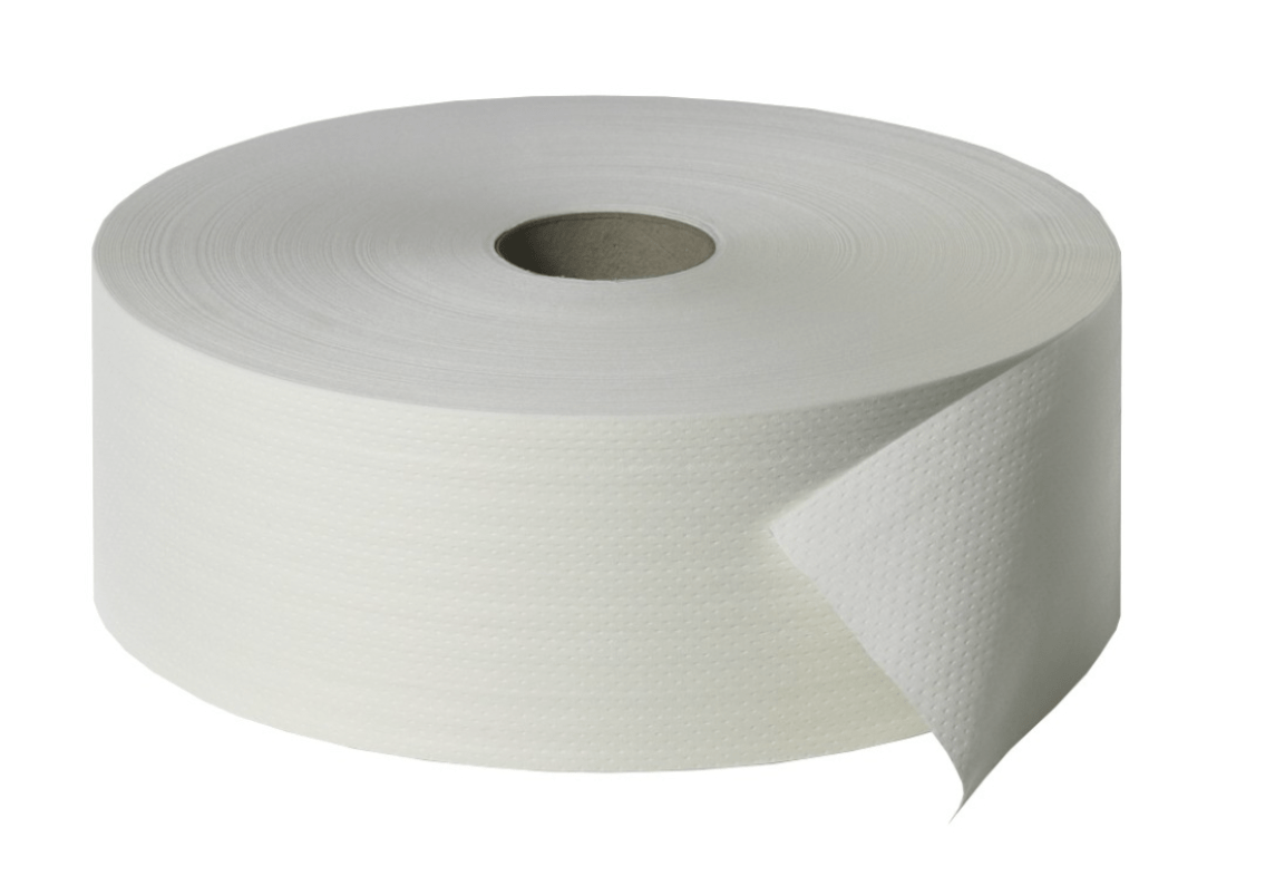 Fripa Toilettenpapier Großrolle 2-lagig 420 Meter, Zellstoff, 6 Rollen/Pack - Weigola Hygienevertrieb - - Weigola Hygienevertrieb