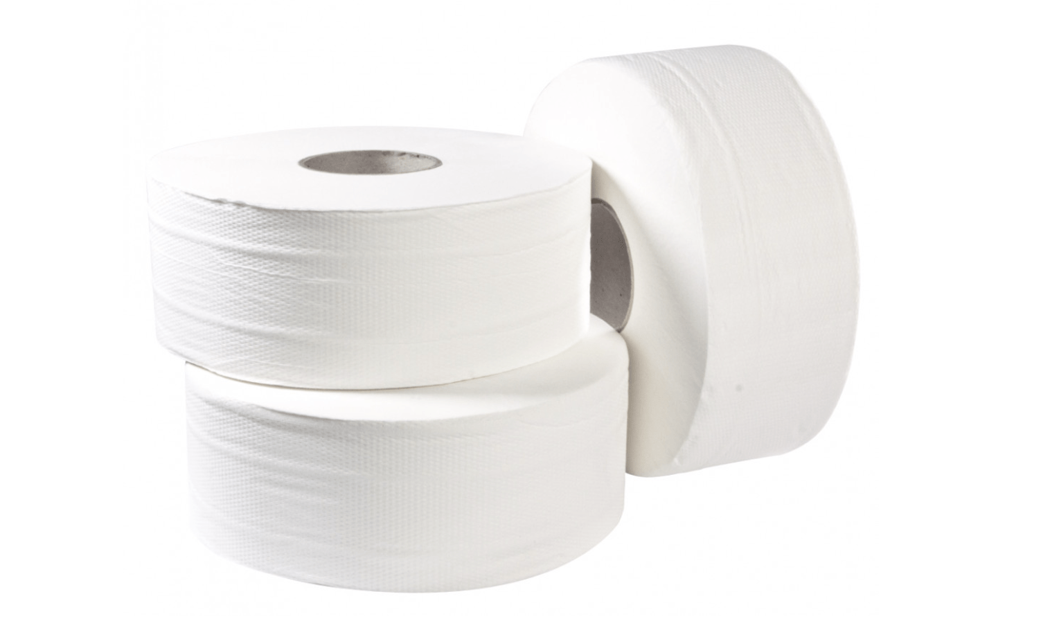 Toilettenpapier Großrolle 2-lagig hochwe 350 m, Zellstoff, 6 Rollen/Pack - Weigola Hygienevertrieb - - Weigola Hygienevertrieb