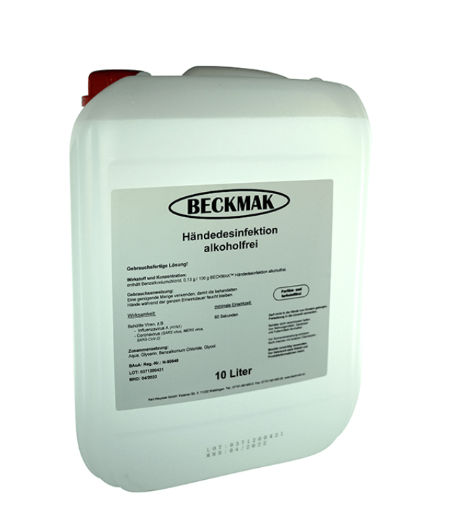 BECKMAK™ Händedesinfektion alkoholfrei - Weigola Hygienevertrieb - - Weigola Hygienevertrieb