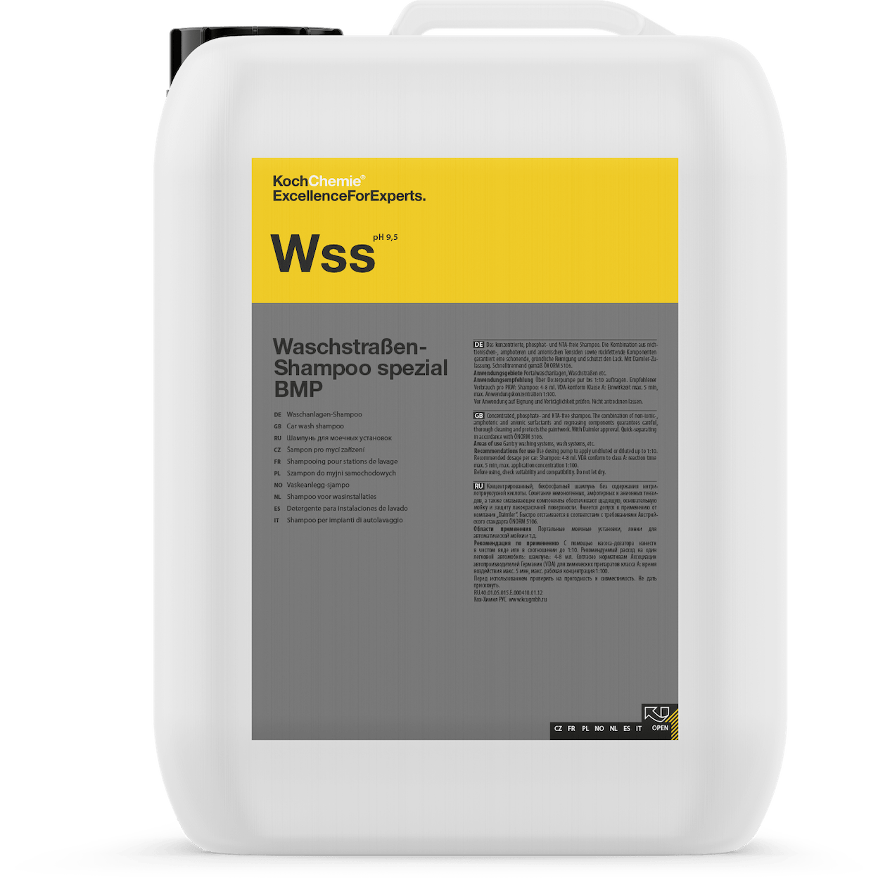 Koch Chemie Waschstraßen-Shampoo spezial BMP - Weigola Hygienevertrieb