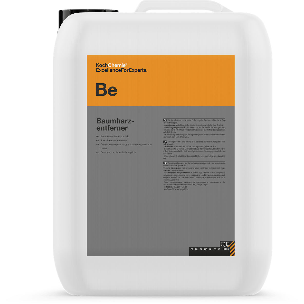 Koch Chemie Baumharzentferner 10l - Weigola Hygienevertrieb - - Weigola Hygienevertrieb