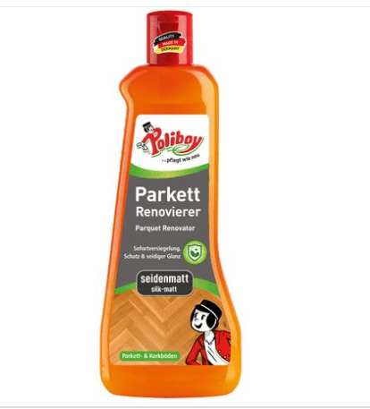 POLIBOY Parkett Renovierer seidenmatt, 500ml - Weigola Hygienevertrieb - - Weigola Hygienevertrieb