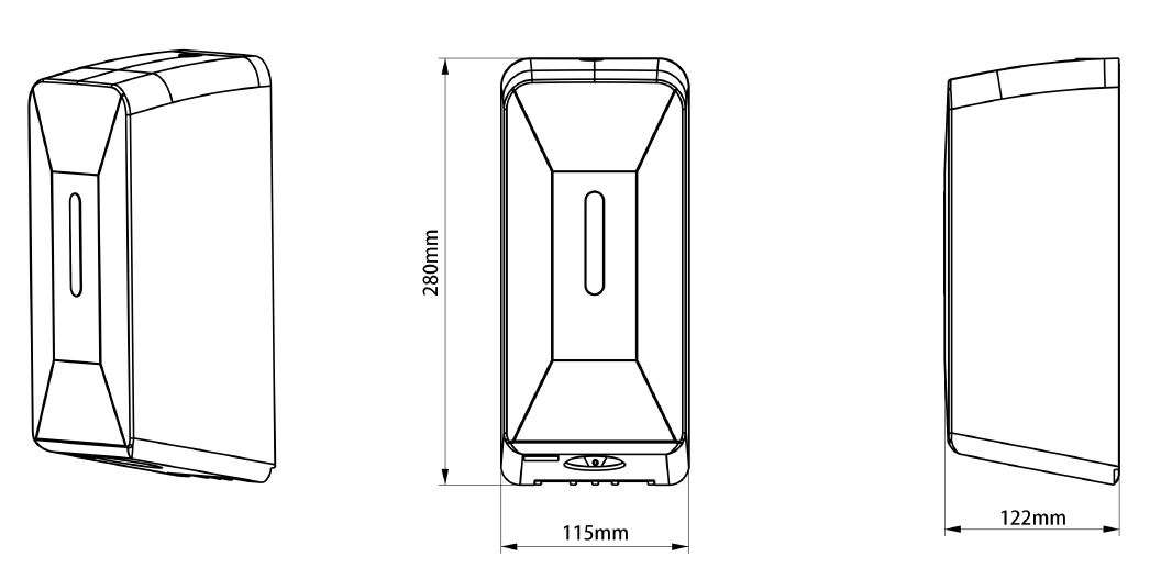 Sensor Desinfektionsspender 800ml - Weigola Hygienevertrieb - - Weigola Hygienevertrieb