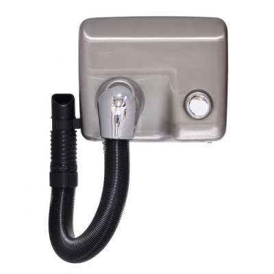 IMPECO Haartrockner Edelstahl silber mit Schlauch - Weigola Hygienevertrieb - - Weigola Hygienevertrieb