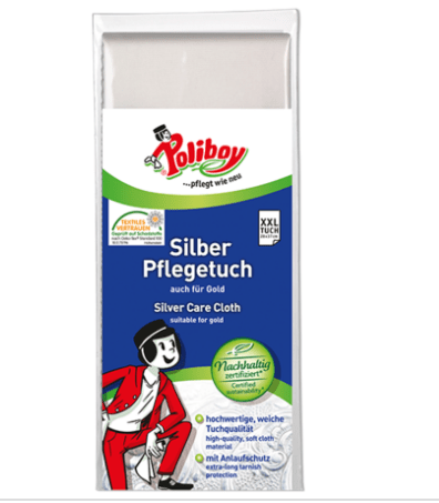 POLIBOY Silber Pflegetuch, 1 Tuch - Weigola Hygienevertrieb - - Weigola Hygienevertrieb