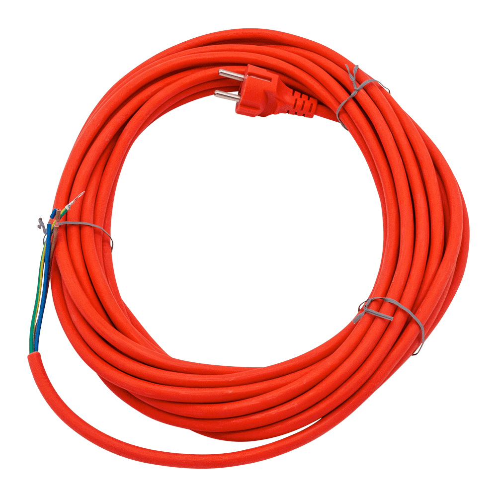 Sprintus  Netzkabel, 12m, rot