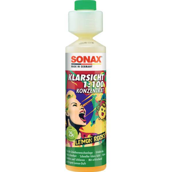 SONAX KlarSicht 1:100 Konzentrat Lemon Rocks - 370141