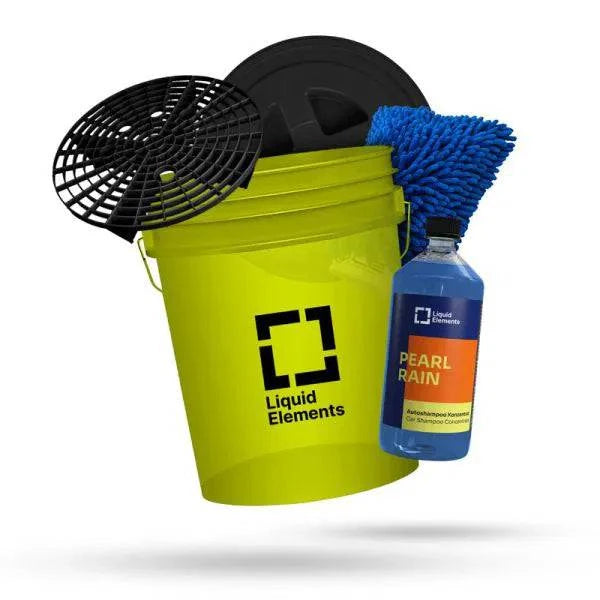 Liquid Elements Wascheimer Pop Art Set - Basic LE_EIMER_KIT01_Gelb - Weigola Premium Autopflege seit 1883 
