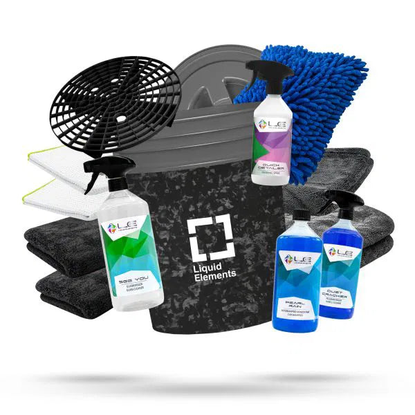 Liquid Elements Wascheimer Forged Carbon Set - All in One - LE_EIMER_KIT06_Grau - Weigola Premium Autopflege seit 1883 