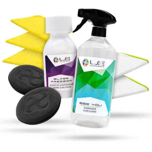 Liquid Elements Glas / Scheiben Versiegelung - Set Premium - LE_GLASSSEAL_PREMIUM - Weigola Premium Autopflege seit 1883 