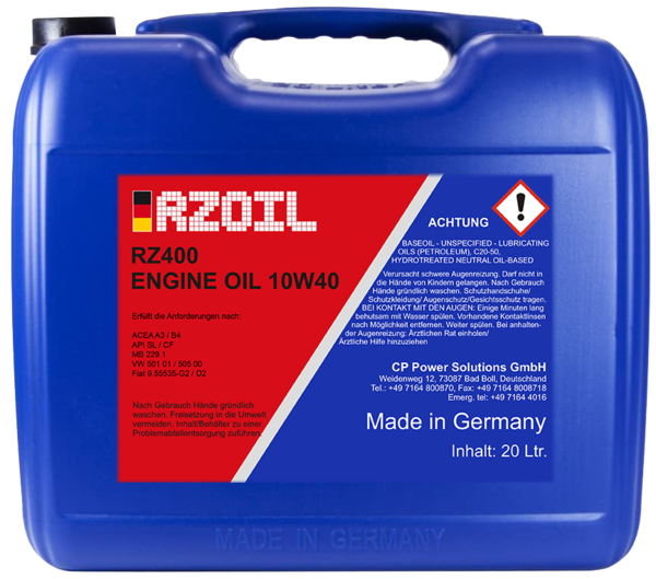 RZ400 10W40 - Weigola Premium Autopflege seit 1883 