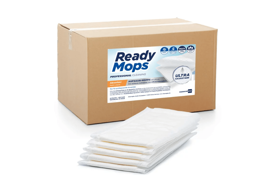 CleaningBox Bio StaubMopps TrockenMopps, 60x20 cm, Viskose, 50er Spenderbox