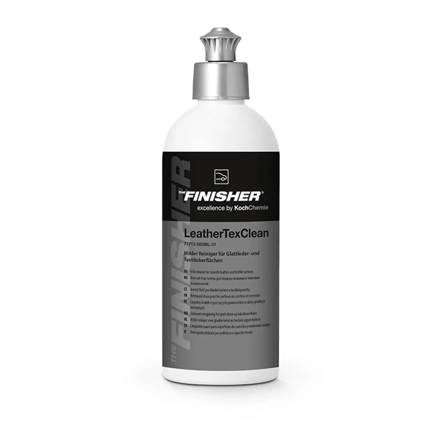 Textil- & Lederreinigung Set: Koch Chemie THE FINISHER LeatherTexclean Lederreiniger & Textilreiniger + Lederbürste + Mikrofasertuch